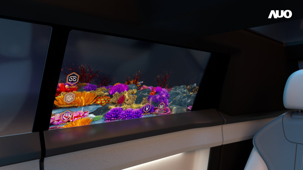 申博太陽城車用運算方案(In-vehicle Computing)驅(qū)動XR 互動智能窗(XR Interactive Window)不僅可以游玩虛擬擴增實境游戲，未來更可以從車內(nèi)圈選座艙外有興趣的目標，直接進行信息搜尋